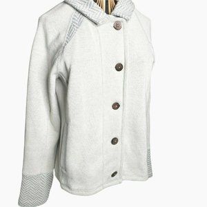 PrAna Womens button up sweater jacket size M